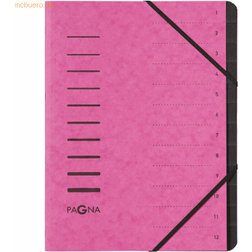 Pagna Pagna Office Mørk pink Klassificeringsmappe A4 (210 x 297 mm) Mørk pink > På fjernlager, levevering hos dig 12-10-2022